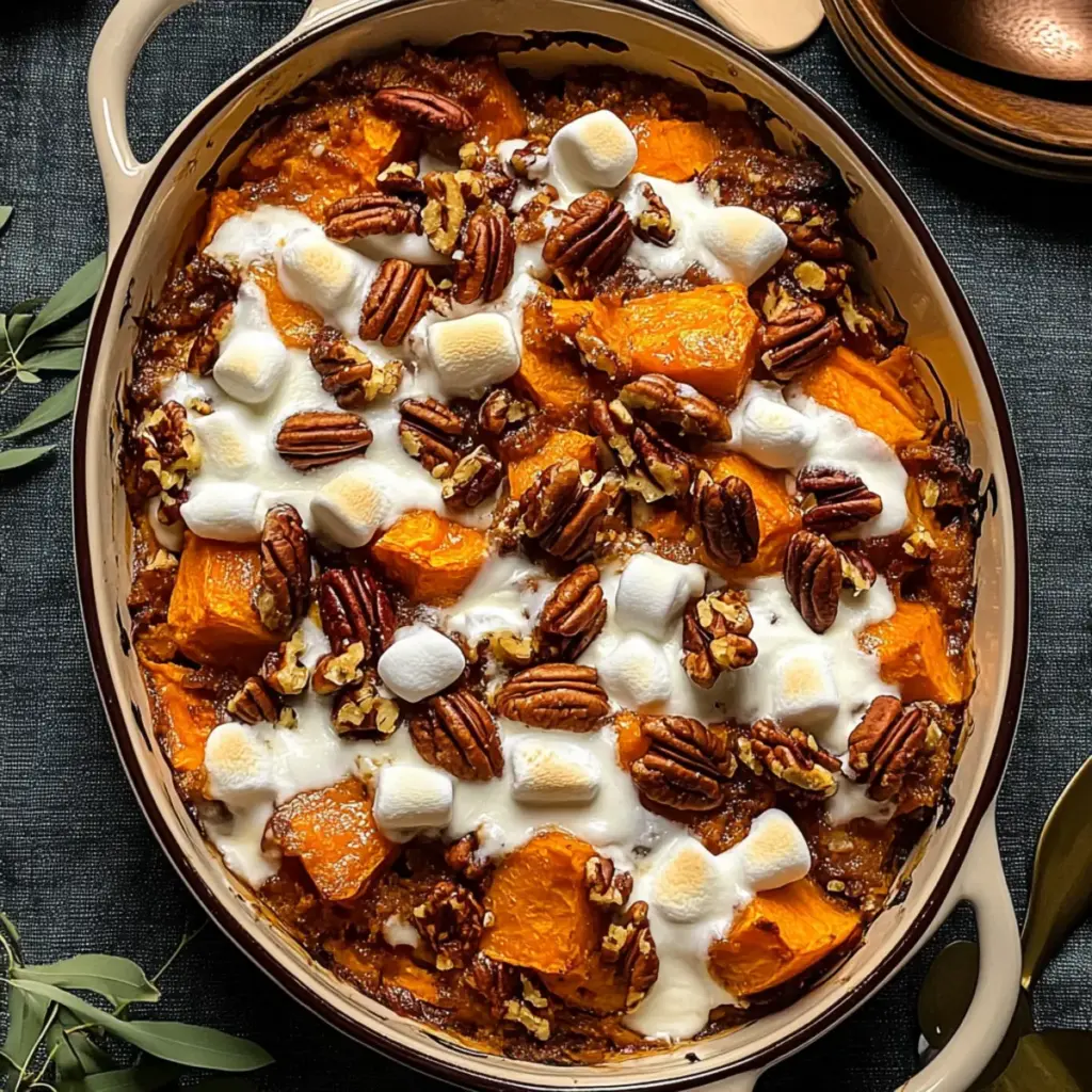 Southern Maple Sweet Potato Casserole
