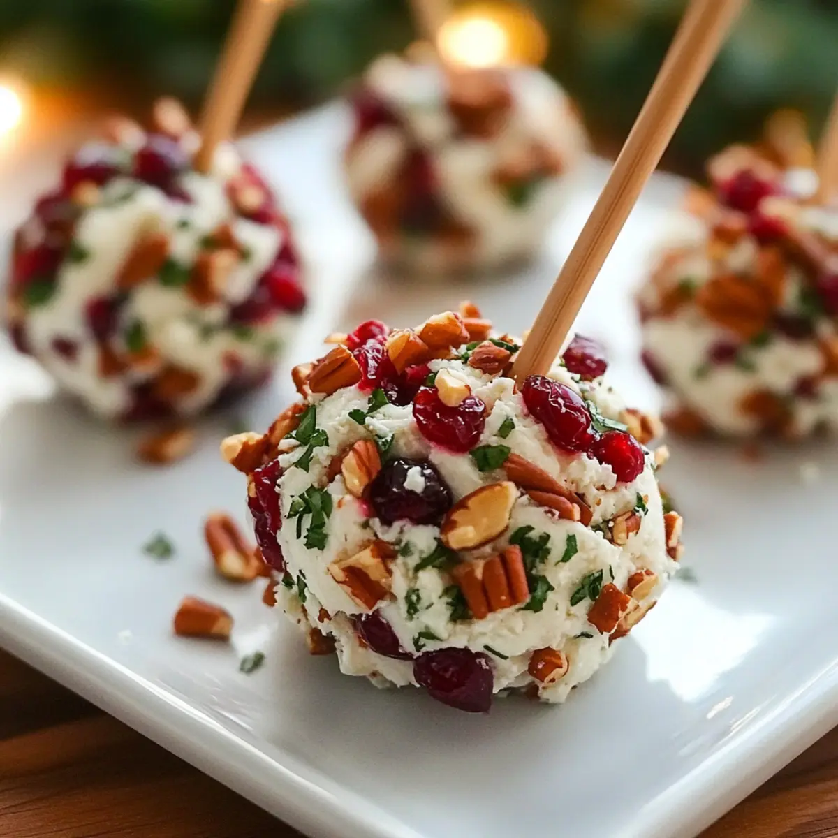 Festive Cranberry Pecan Cheese Ball
