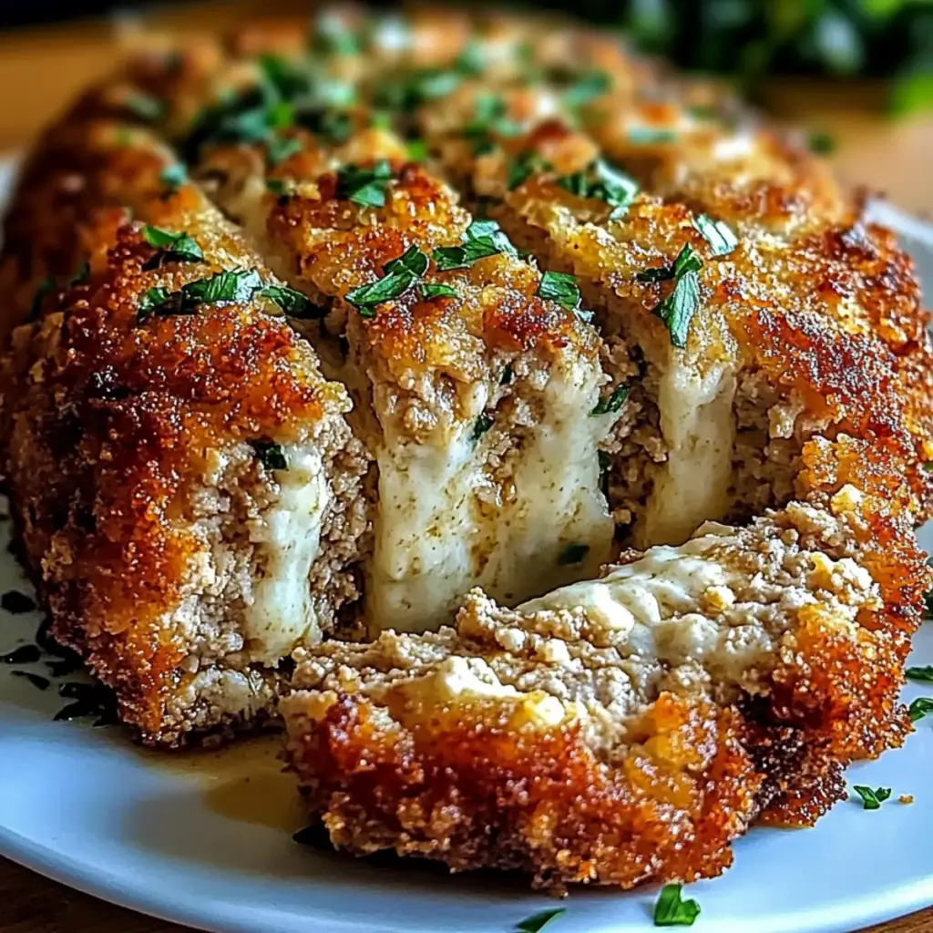 Tasty Parmesan Chicken Meatloaf
