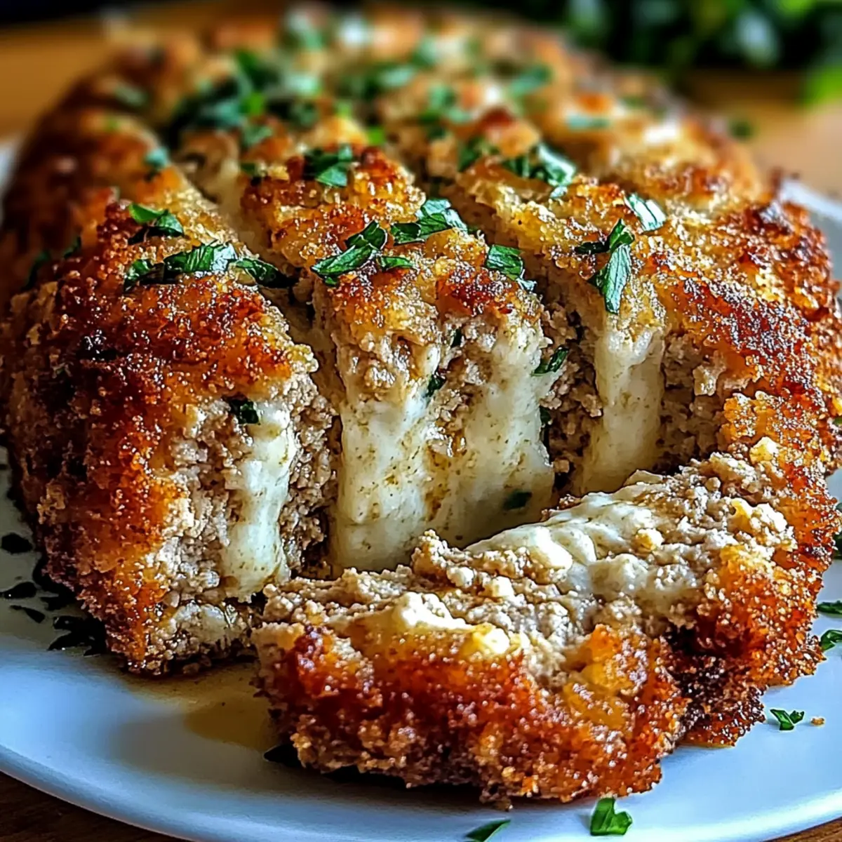 Tasty Parmesan Chicken Meatloaf