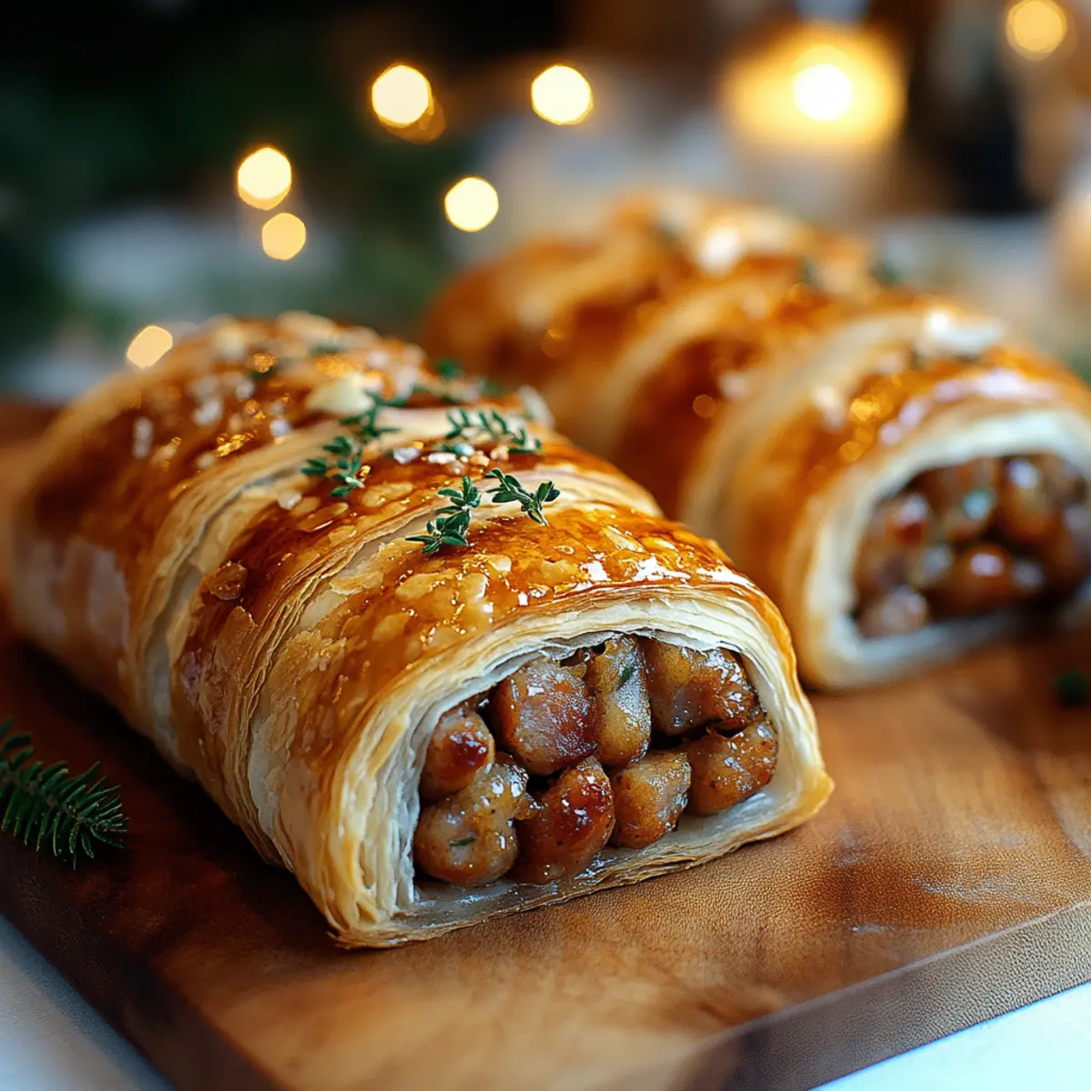 Christmas Sausage Rolls