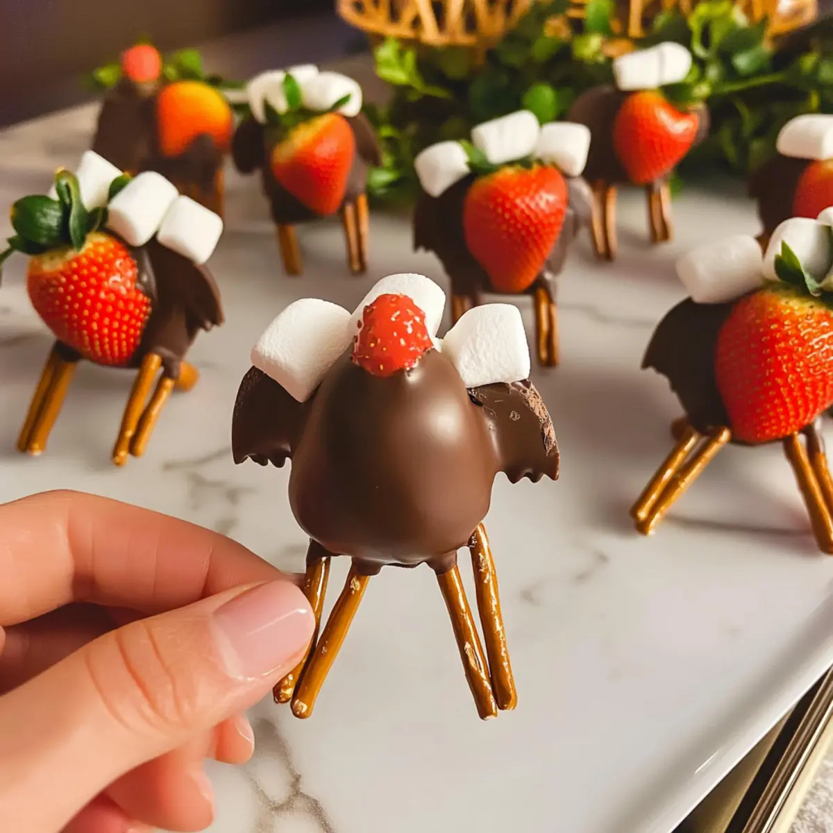 Chocolate Covered Strawberry Turkeys for a Fun Thanksgiving Treat