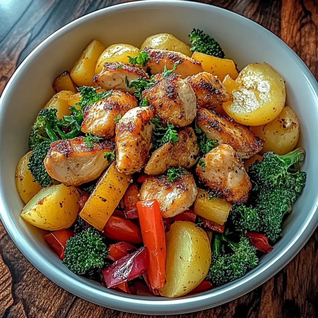 Crispy Potato & Chicken Bowl