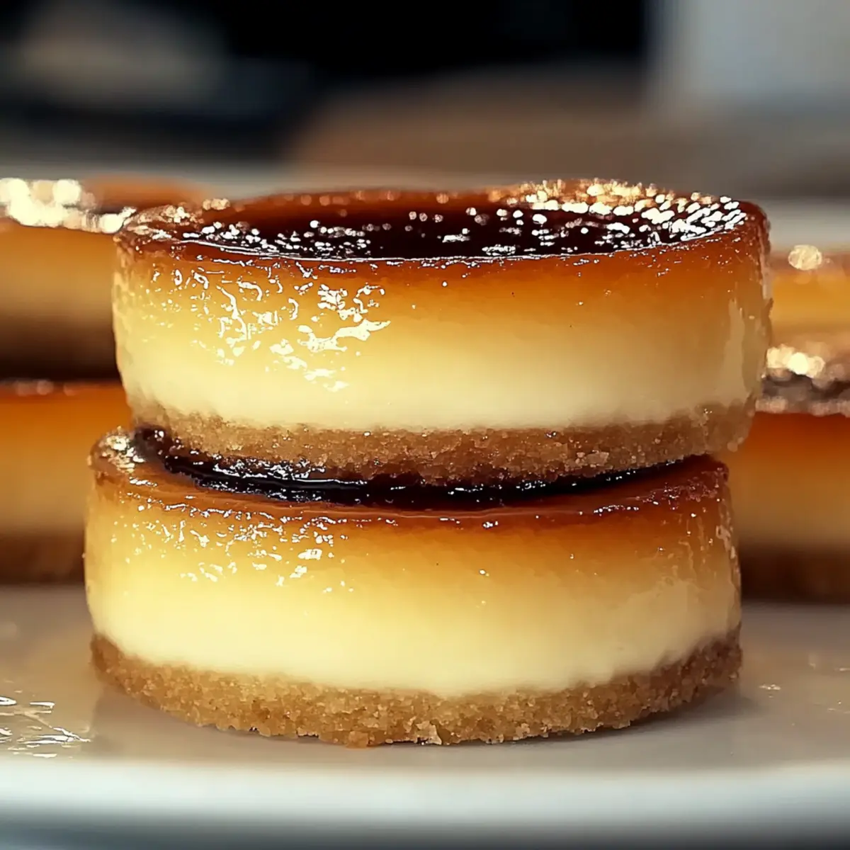 Indulge in Tasty Mini Crème Brûlée Cheesecakes at Home