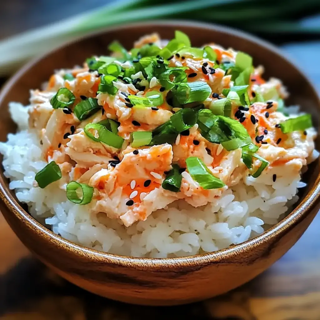 Easy Spicy Crab Sushi Bowls