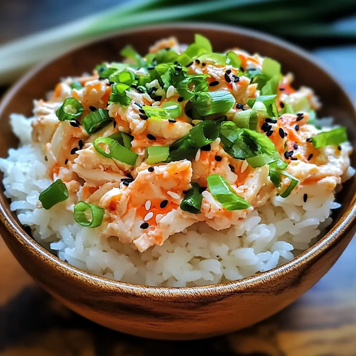 Easy Spicy Crab Sushi Bowls