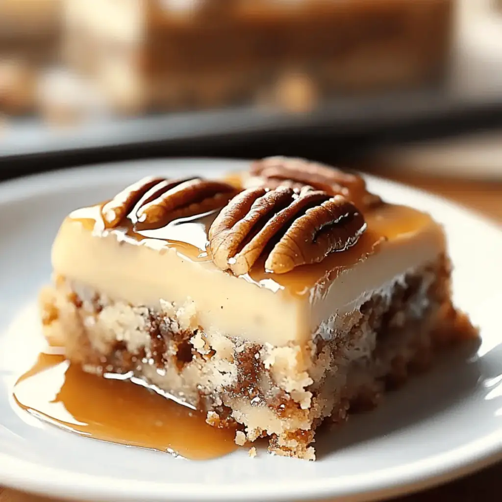 Cozy Gooey Butter Pecan Cake Dessert