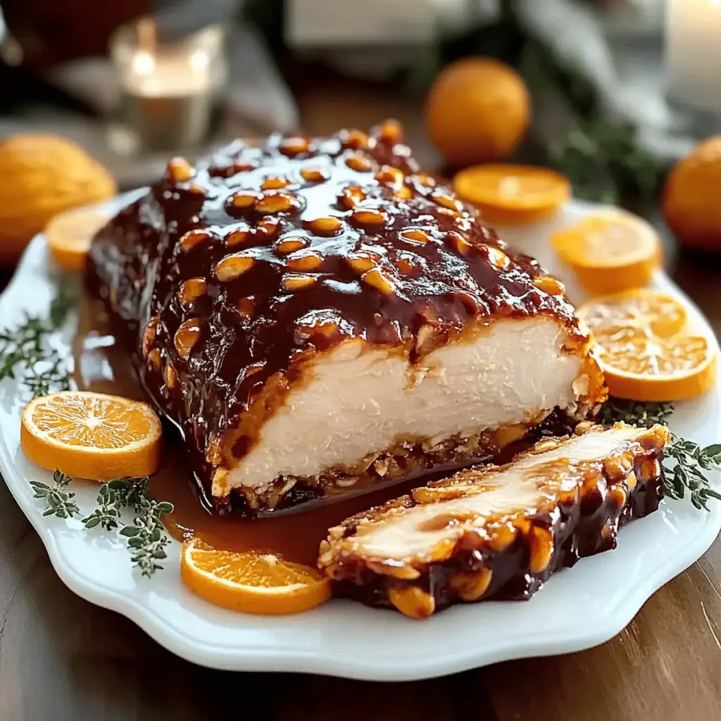 Cranberry Orange Glazed Turkey Breast