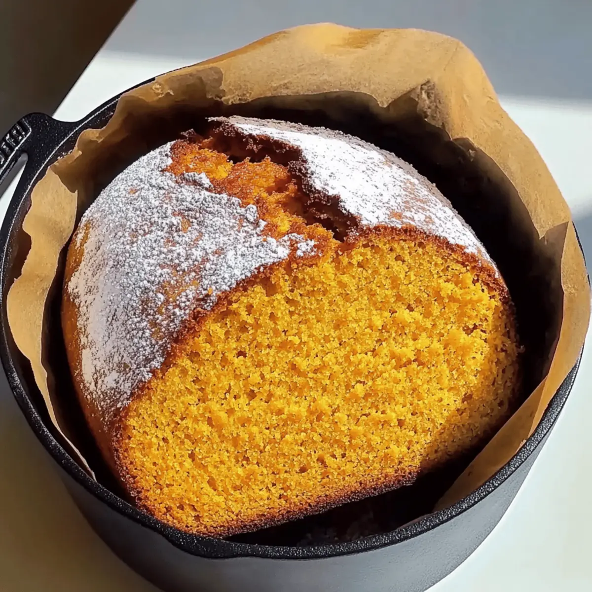 Crispy Dutch Oven Pumpkin Bread