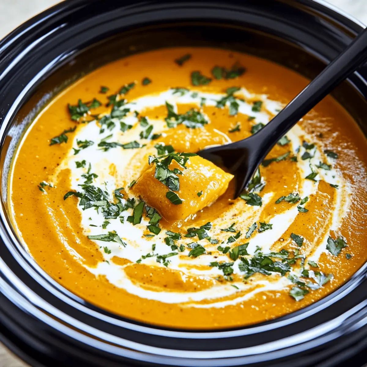 Crockpot Caramelized Butternut Squash and Apples Bliss