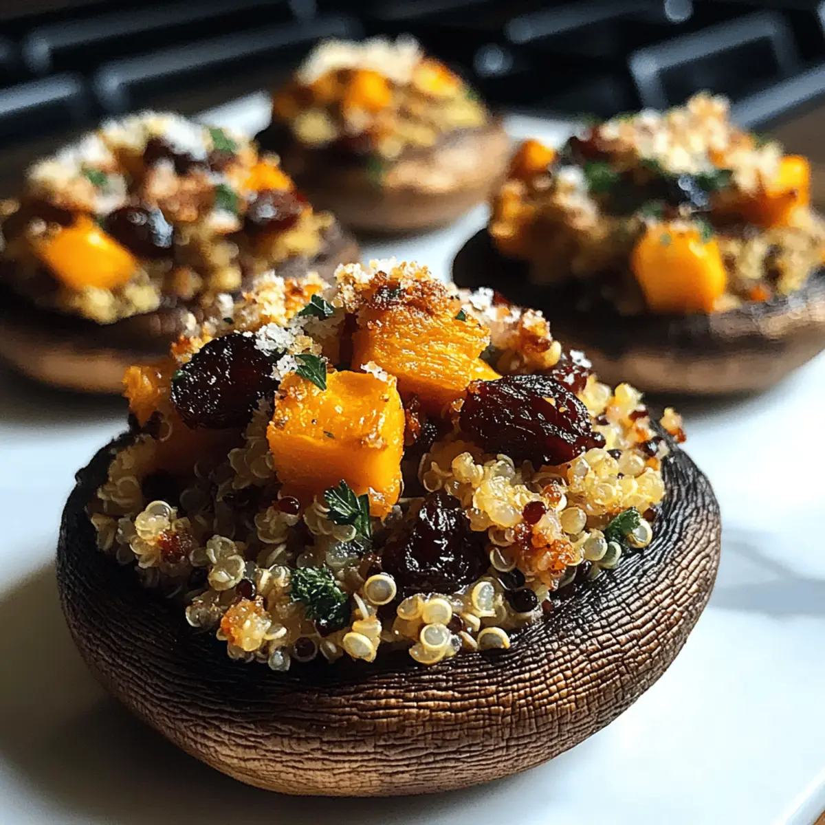 Delicious Autumn Harvest Stuffed Portobello Mushrooms Recipe