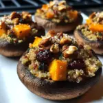 Delicious Autumn Harvest Stuffed Portobello Mushrooms Recipe
