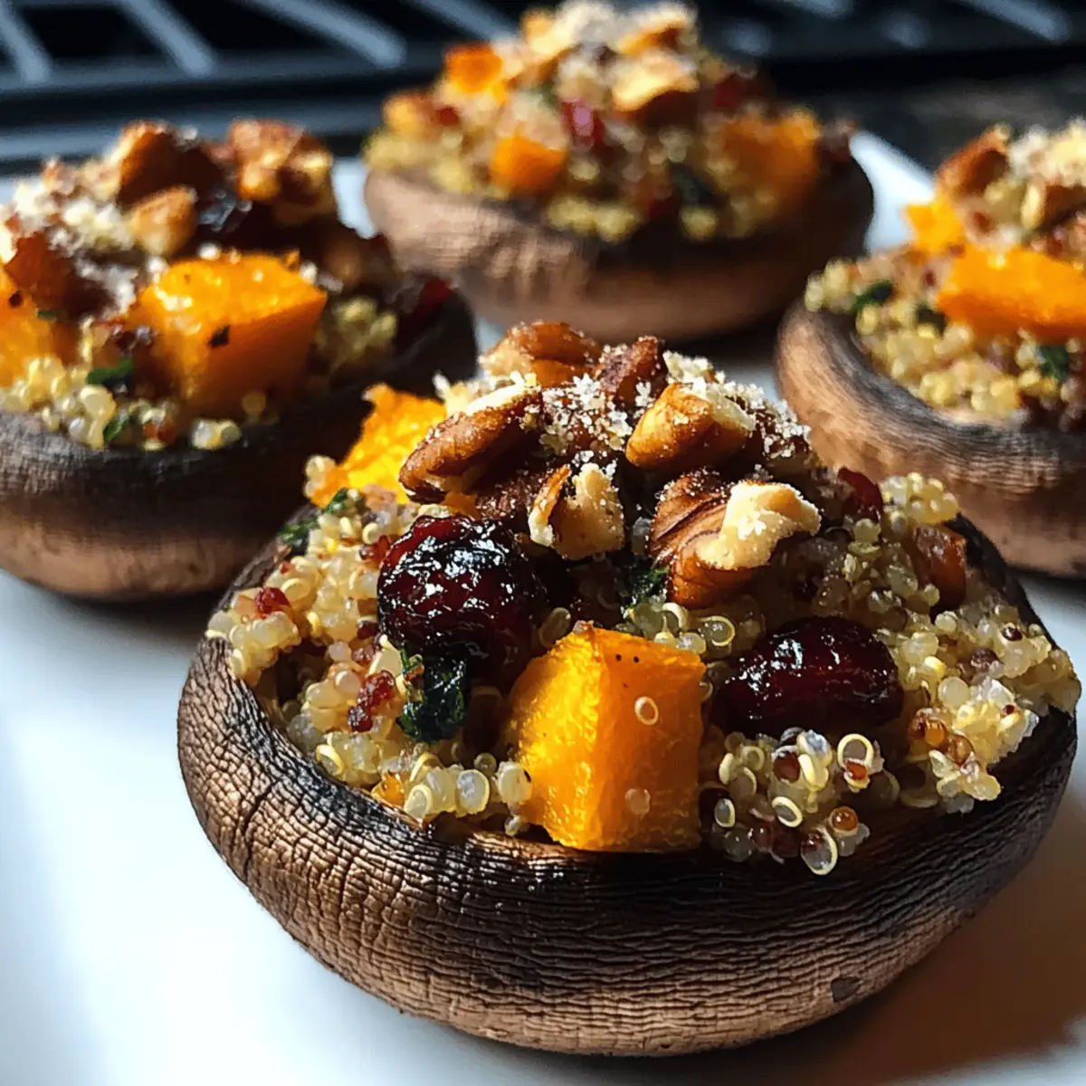 Delicious Autumn Harvest Stuffed Portobello Mushrooms Recipe