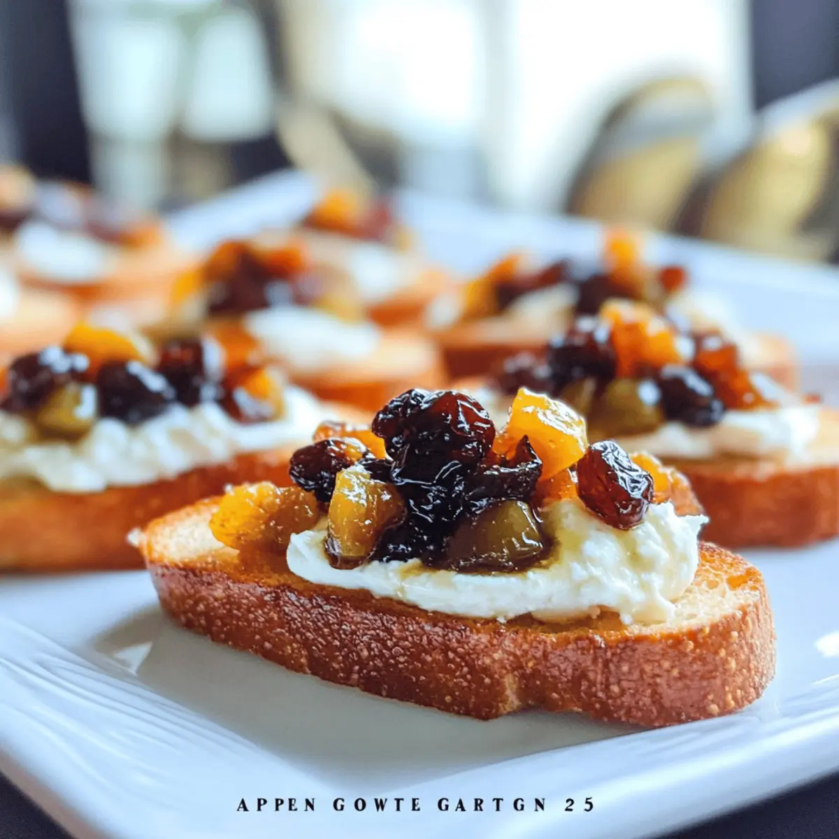 Fall Bruschetta with Butternut Squash