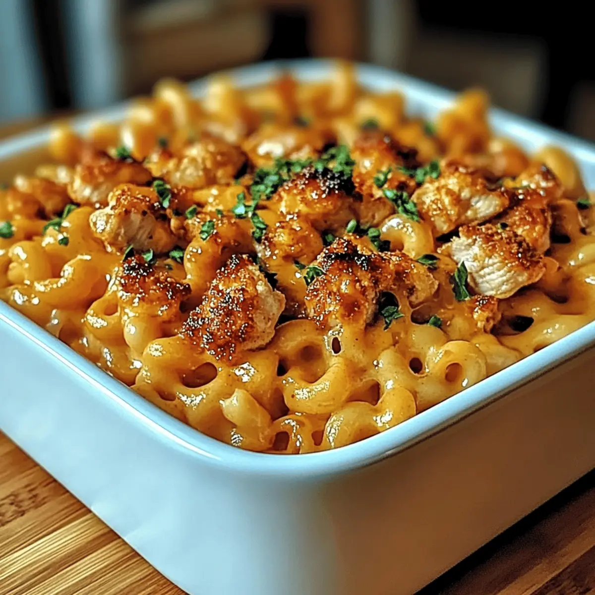Honey BBQ Chicken Mac & Cheese