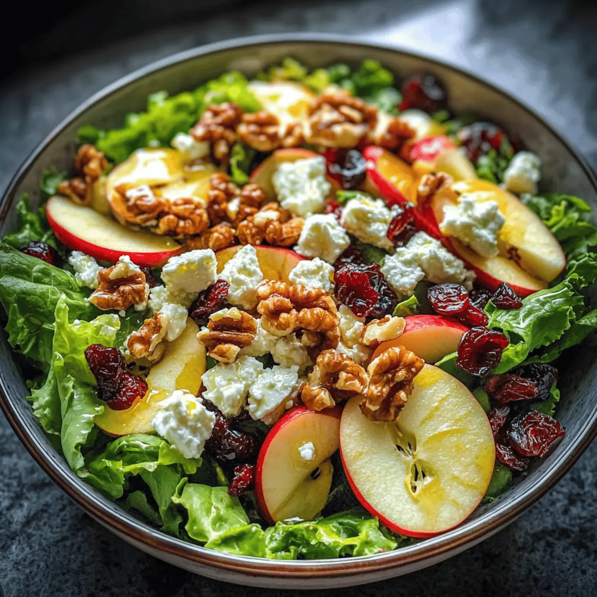 Honeycrisp Apple & Feta Salad Perfection for Fall Flavor