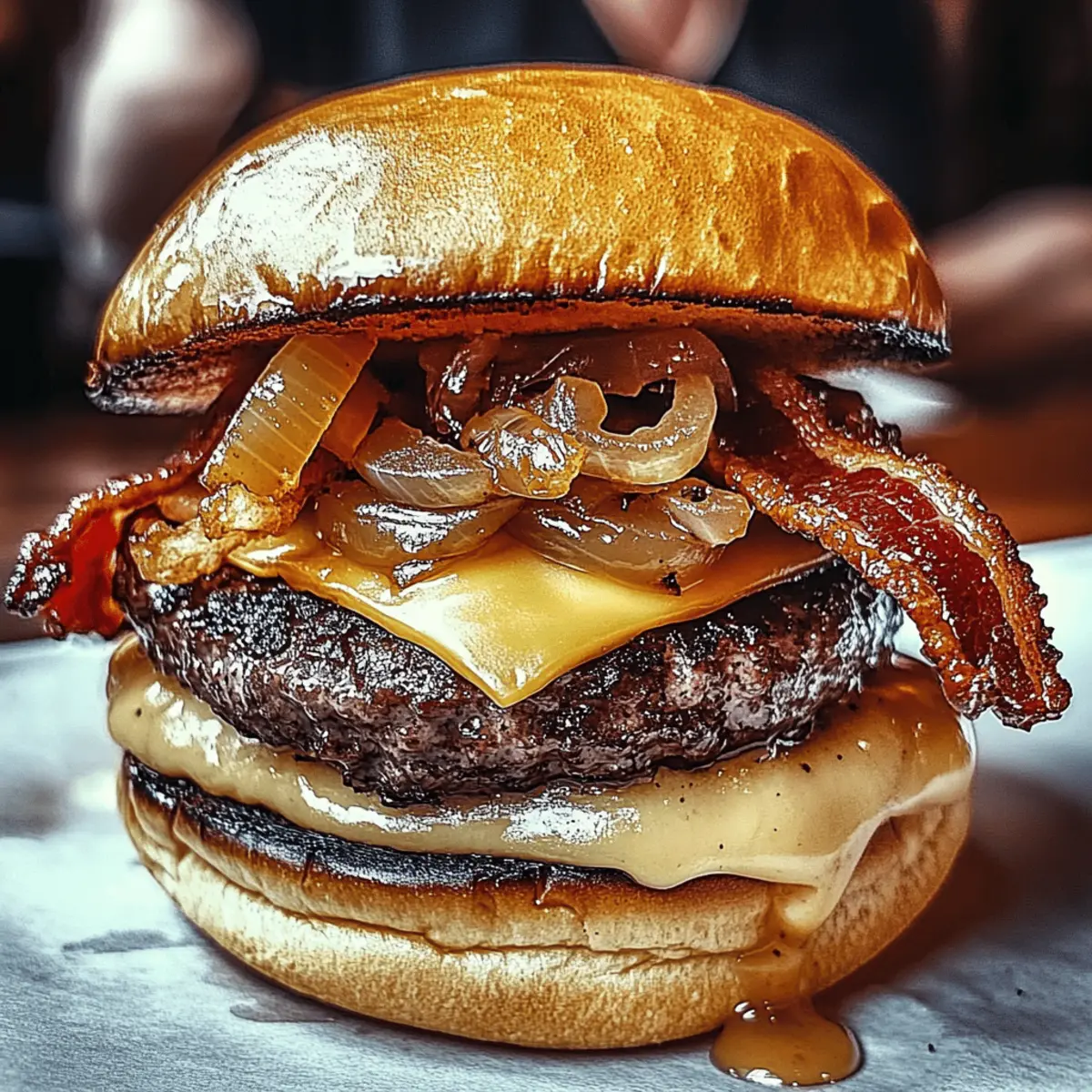 Irish Pub Burgers with Whiskey Sauce