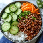 Korean Ground Beef Bowl