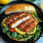 Lemon Pepper Chicken Sandwich