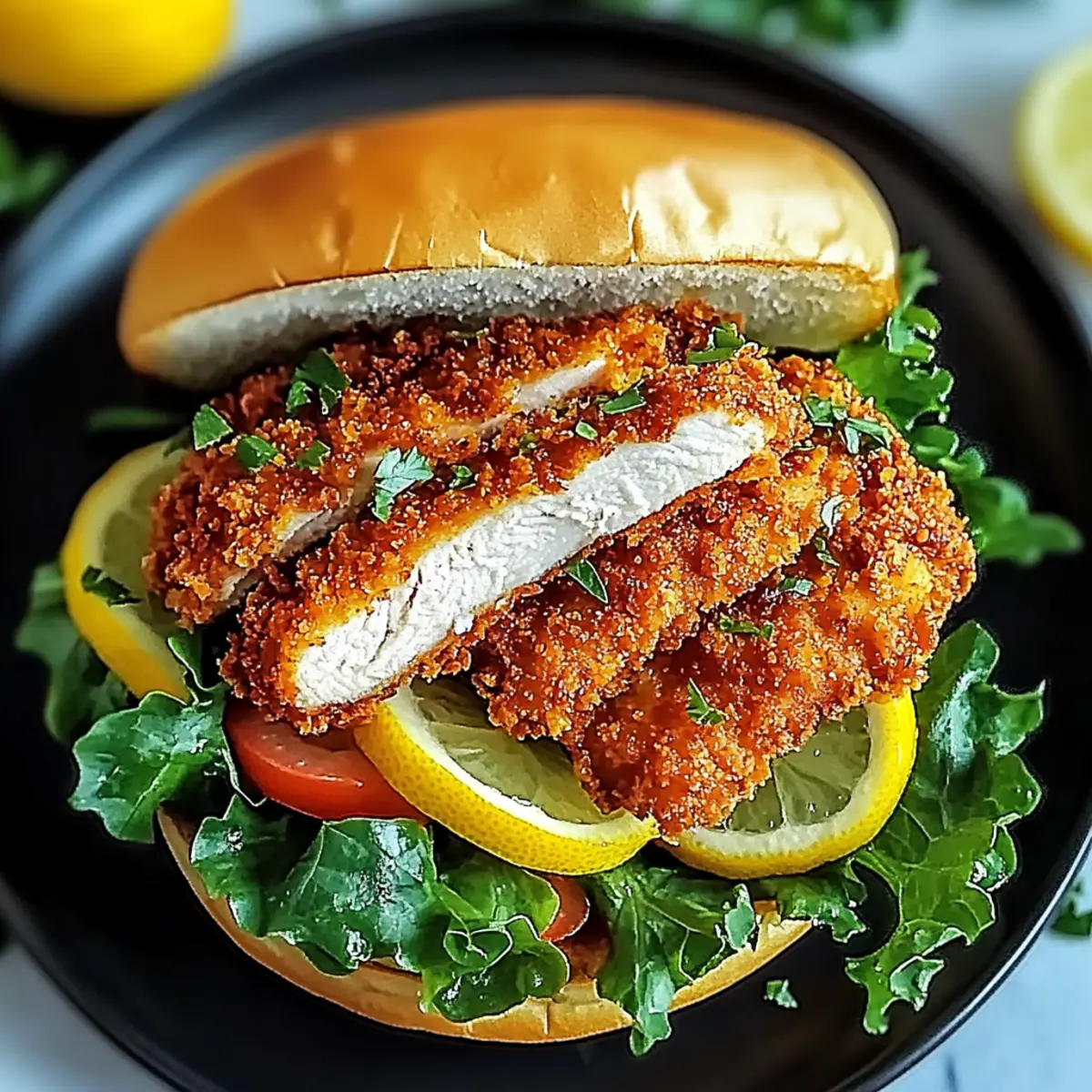 Lemon Pepper Chicken Sandwich