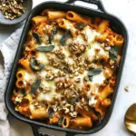 Pasta Bake with Pumpkin Tomato Sauce