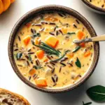 Pumpkin Wild Rice Soup