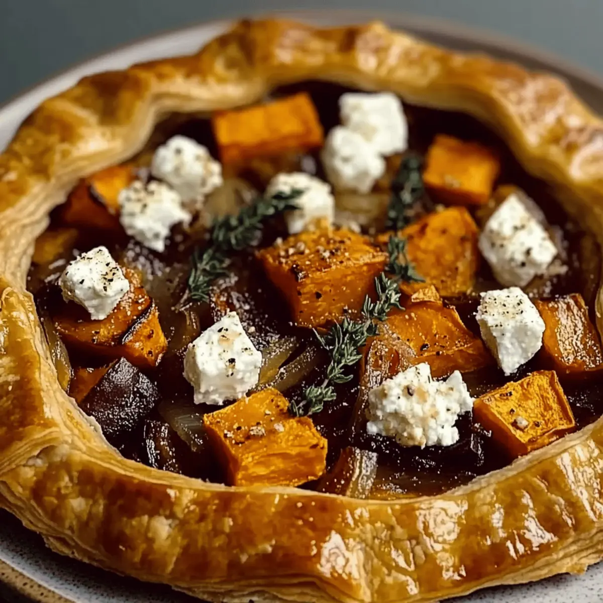 Savory Sweet Potato & Feta Fall Galette for Cozy Nights