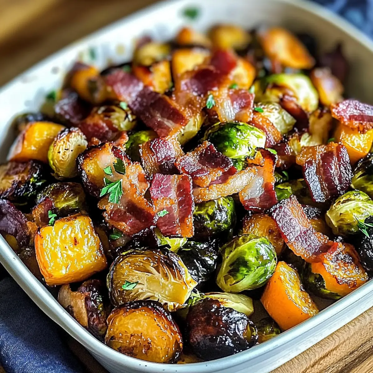 Maple Butternut Brussels Bacon