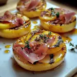 Grilled Apples with Prosciutto and Honey
