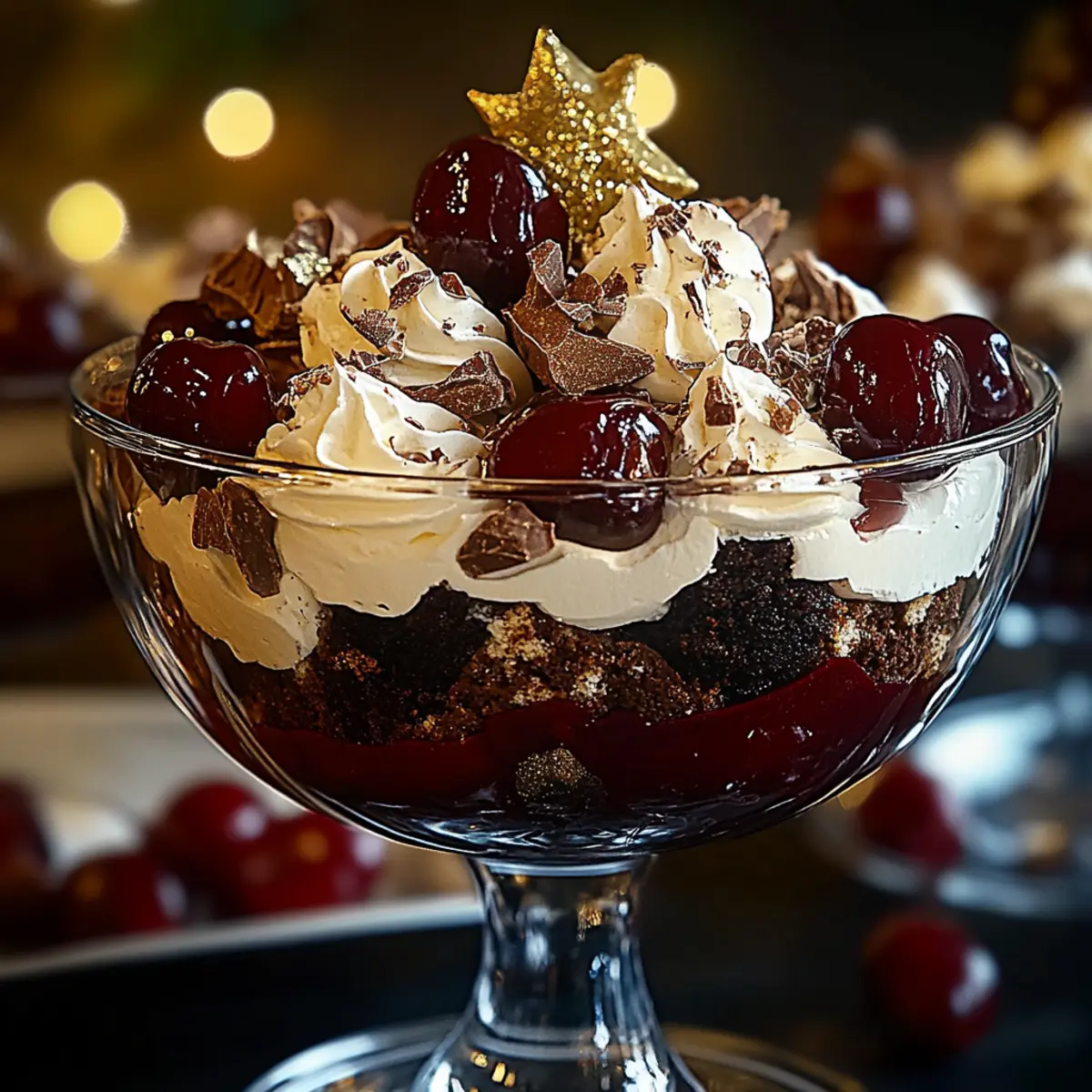 Christmas Black Forest Trifle