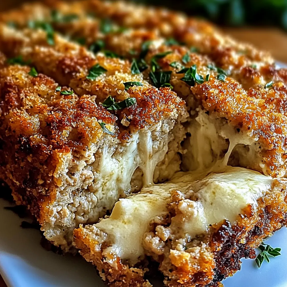 Tasty Parmesan Chicken Meatloaf