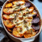 Cheesy Root Vegetable Gratin for Fall