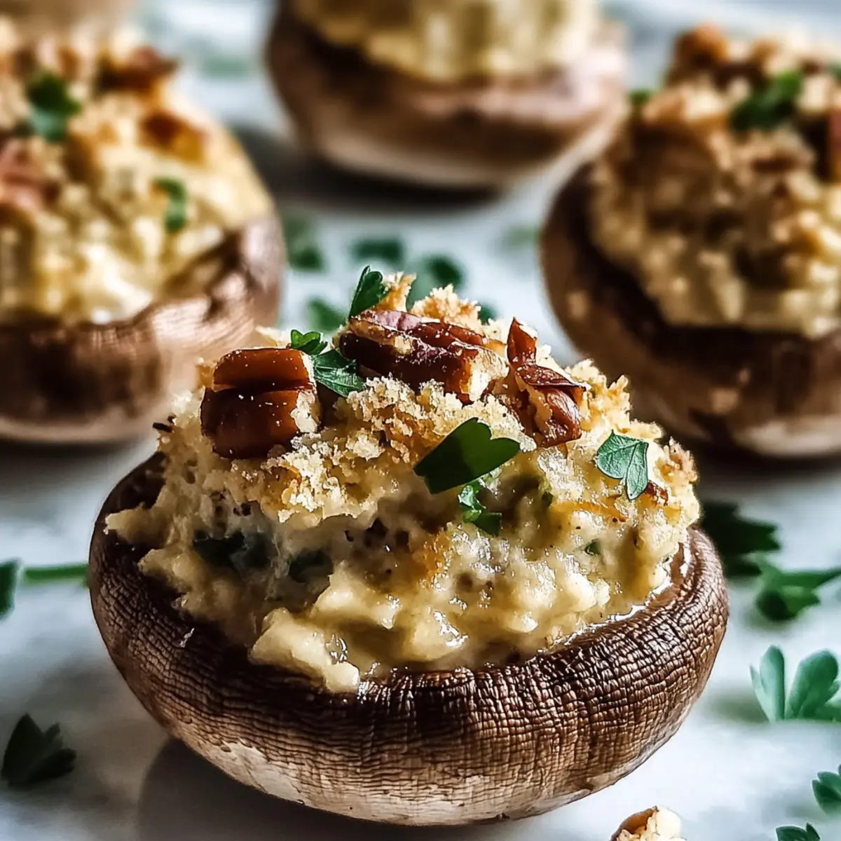 Christmas Stuffed Mushrooms: Creamy Keto Bites for Festivities
