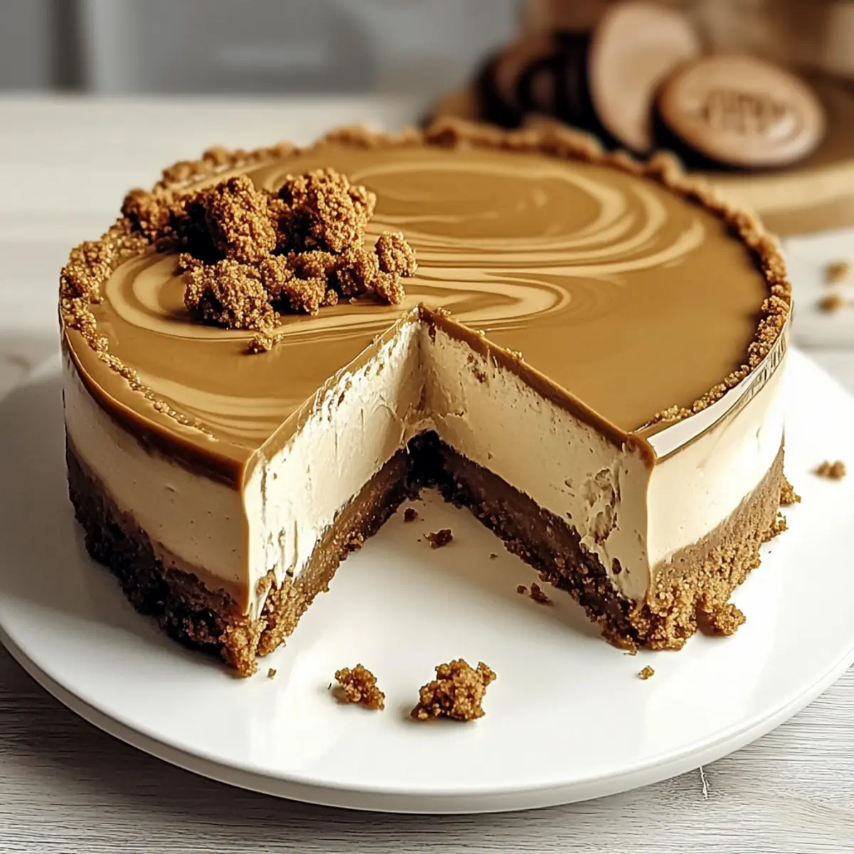Easy Biscoff Cheesecake Bars