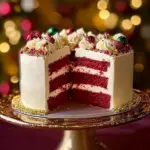 Christmas Red Velvet Cheesecake