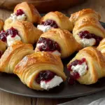 Cranberry Cream Cheese Crescent Bites
