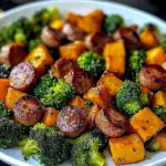 Easy Honey Garlic Sheet Pan Sausage & Veggies