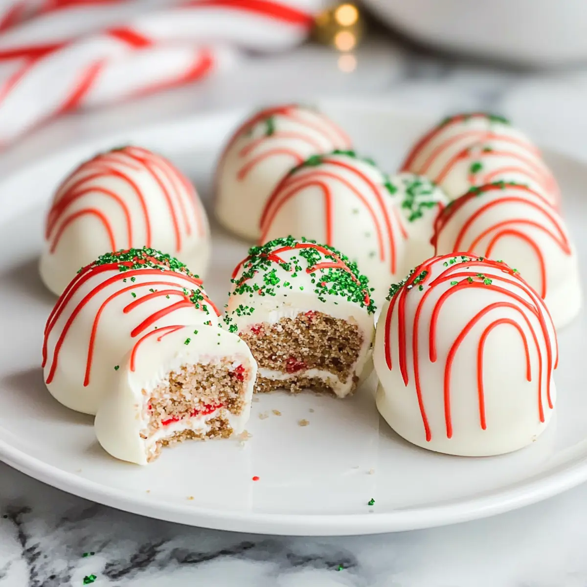 Delicious Christmas Tree Cake Truffles for Easy Holiday Joy