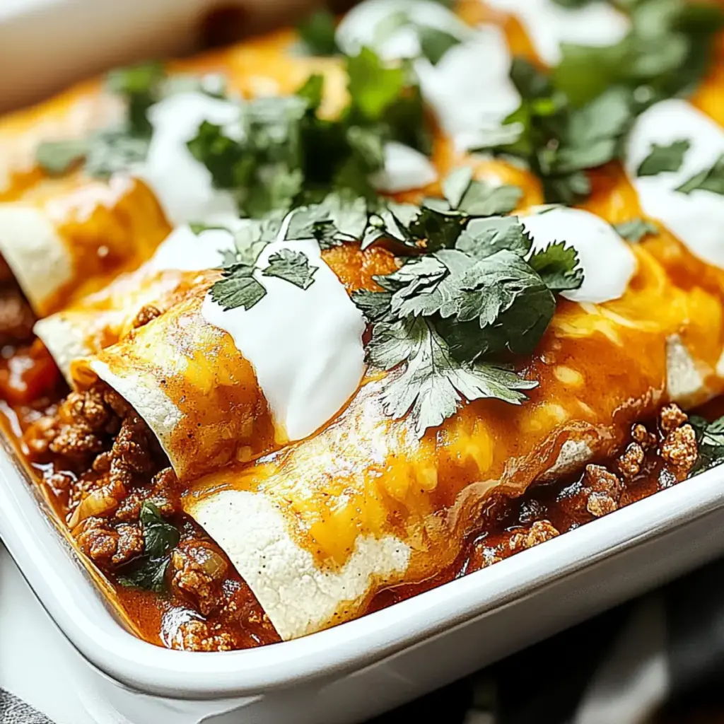 Ground Beef Enchiladas