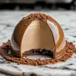 Gingerbread Latte Mousse Domes Dessert