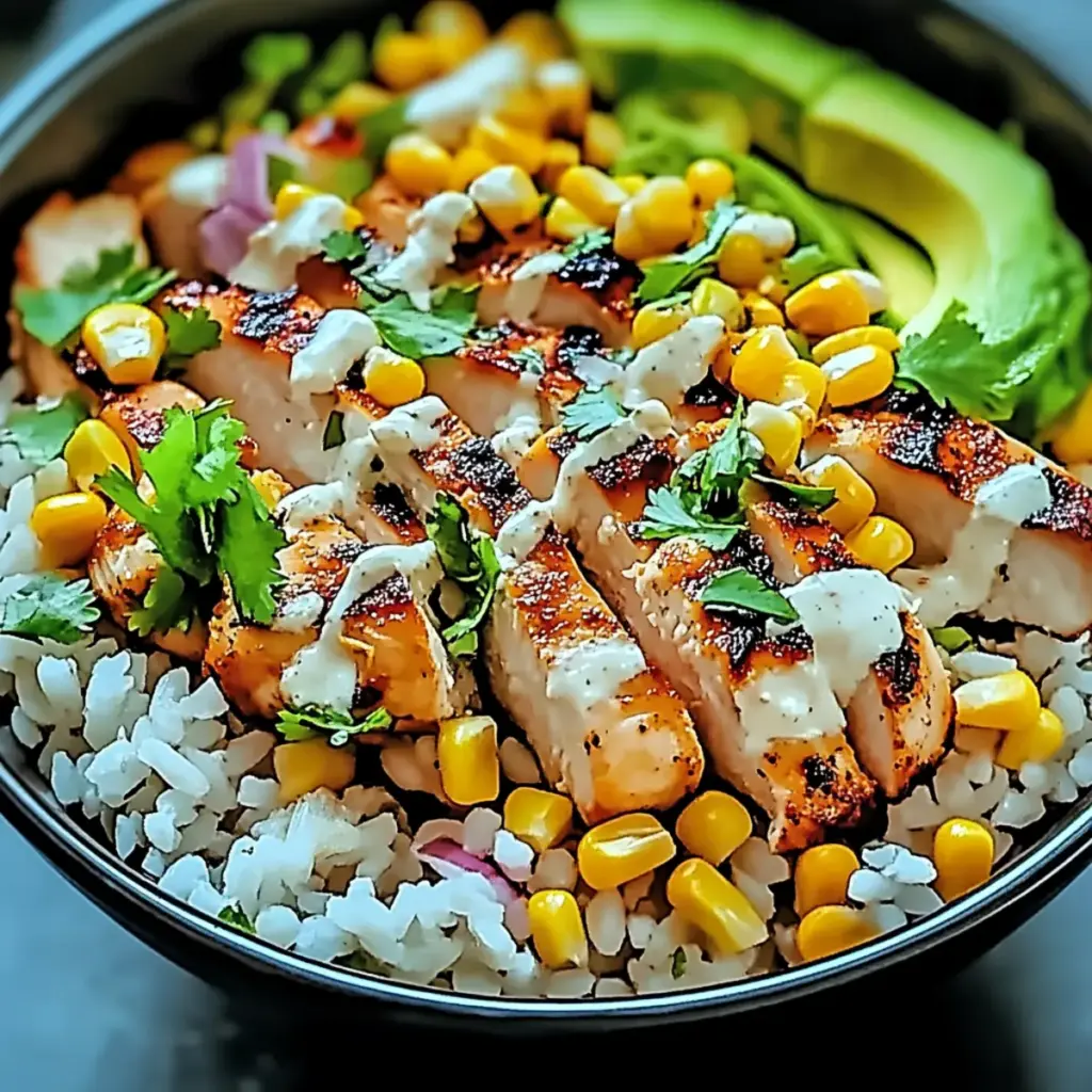 Easy Street Corn Chicken Rice Bowl