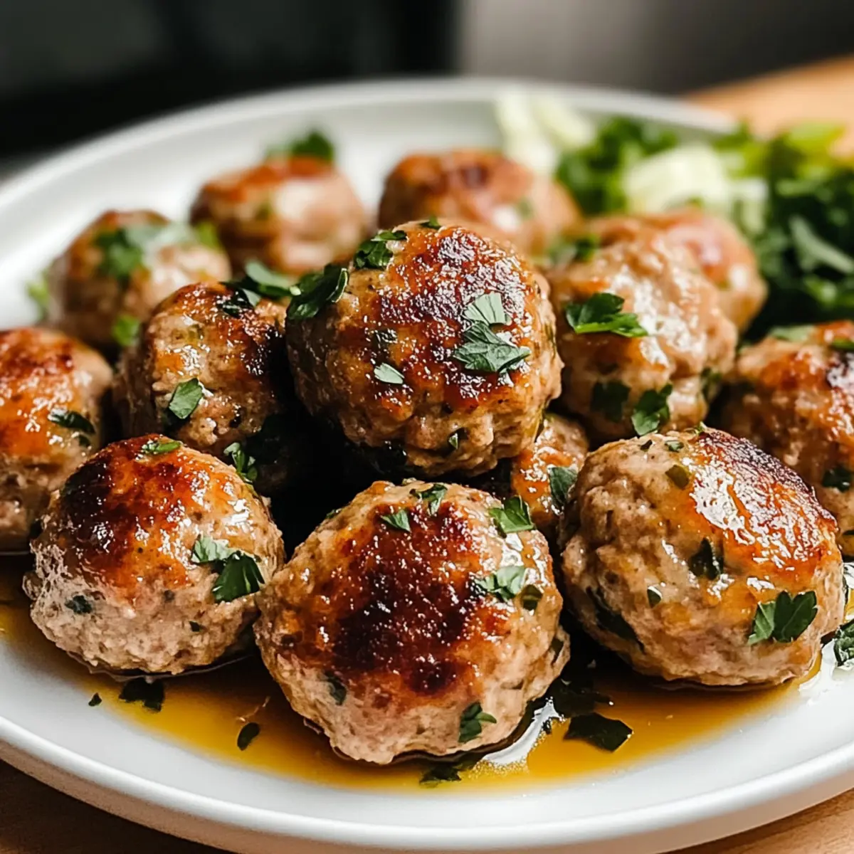 Oven-Baked Turkey Meatballs Healthy Dinner