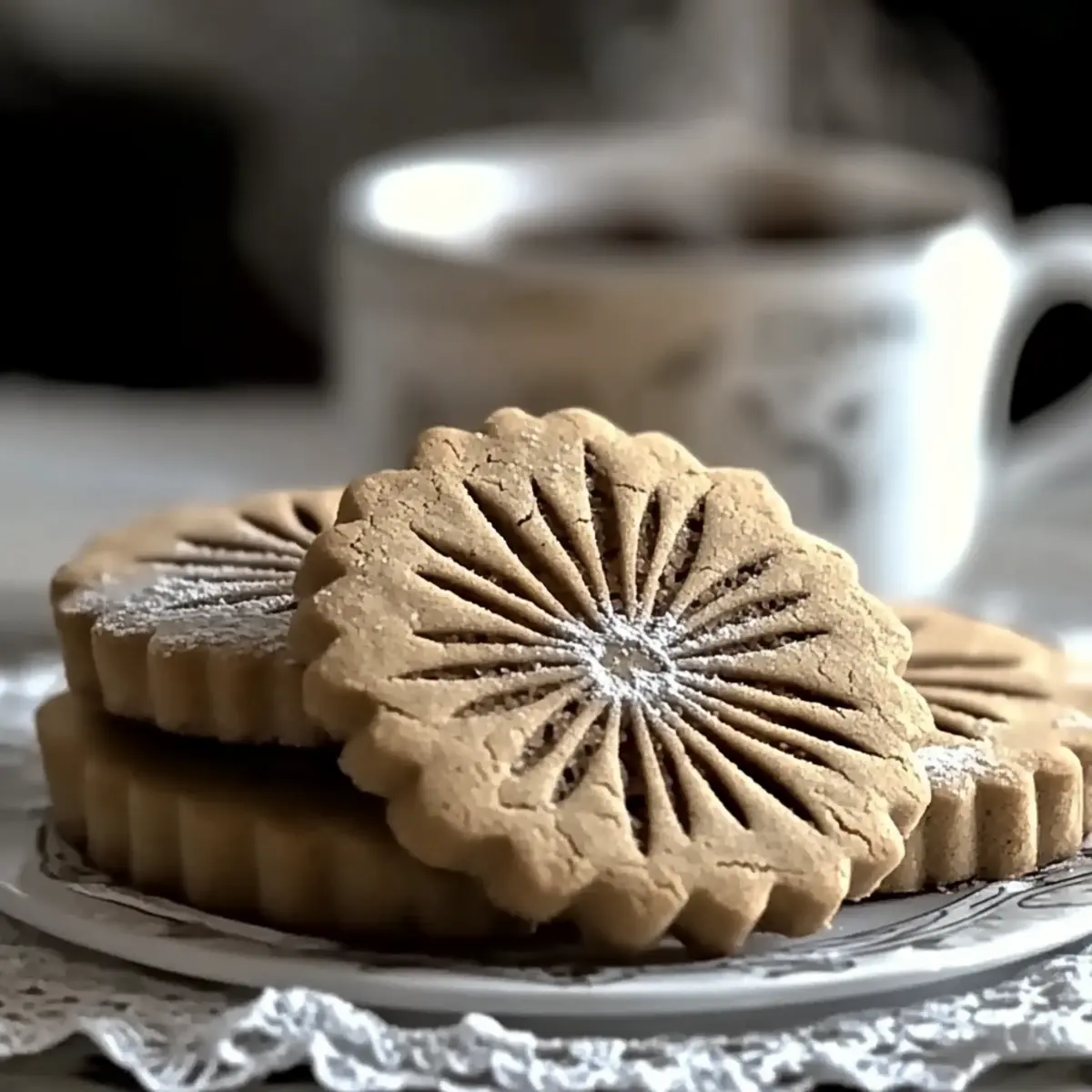 Espresso Shortbread Cookies