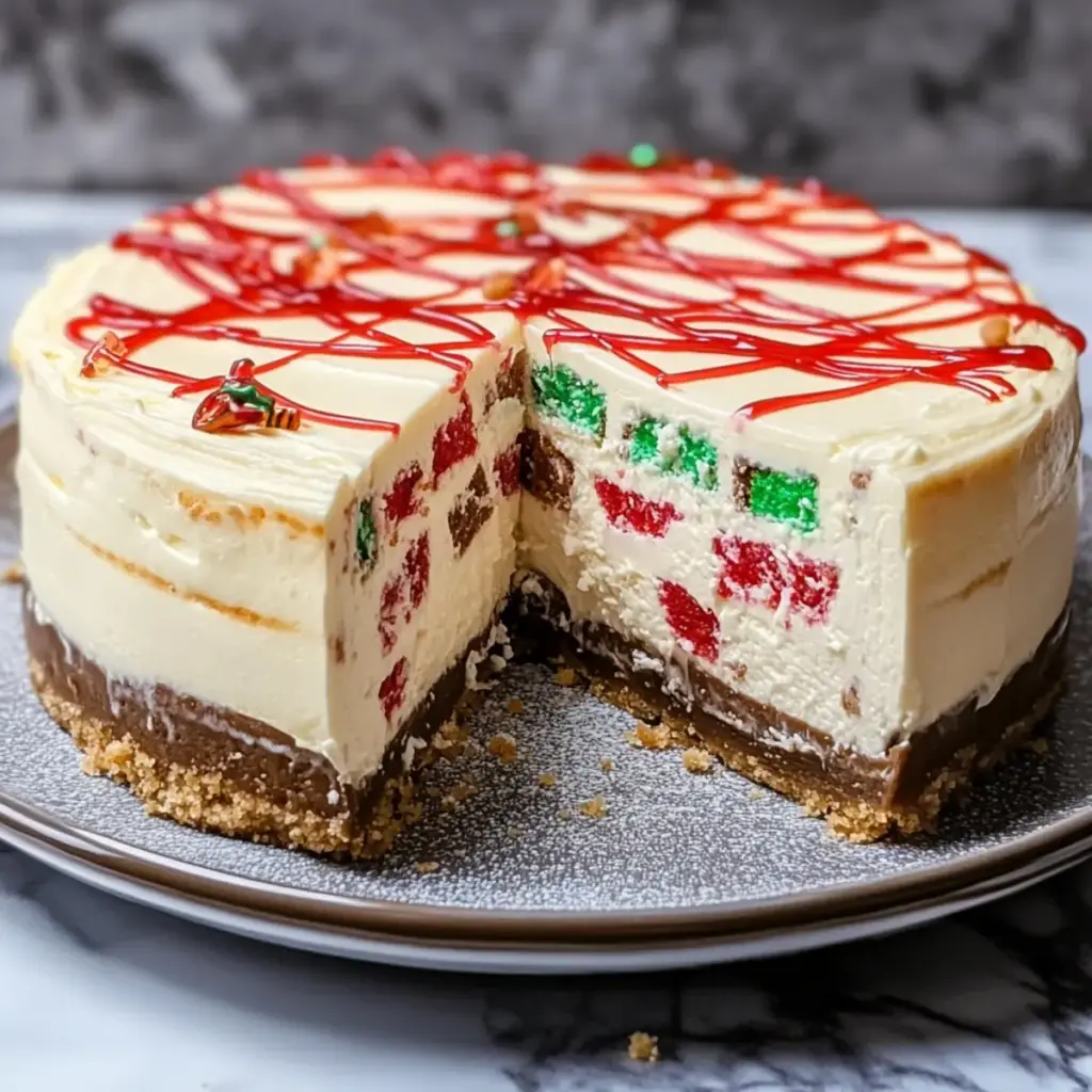 Creamy Little Debbie Christmas Tree Cheesecake