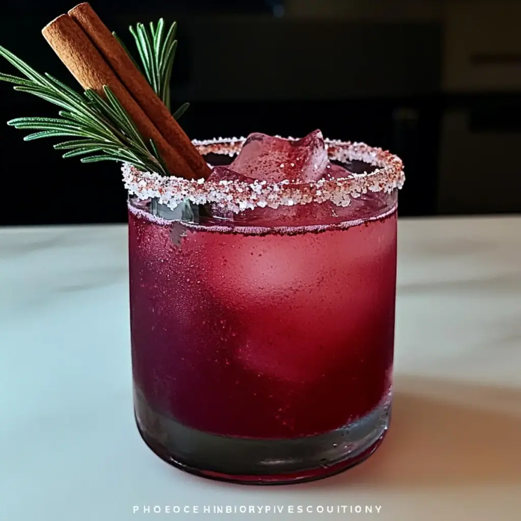 Winter Spiced Holiday Margarita