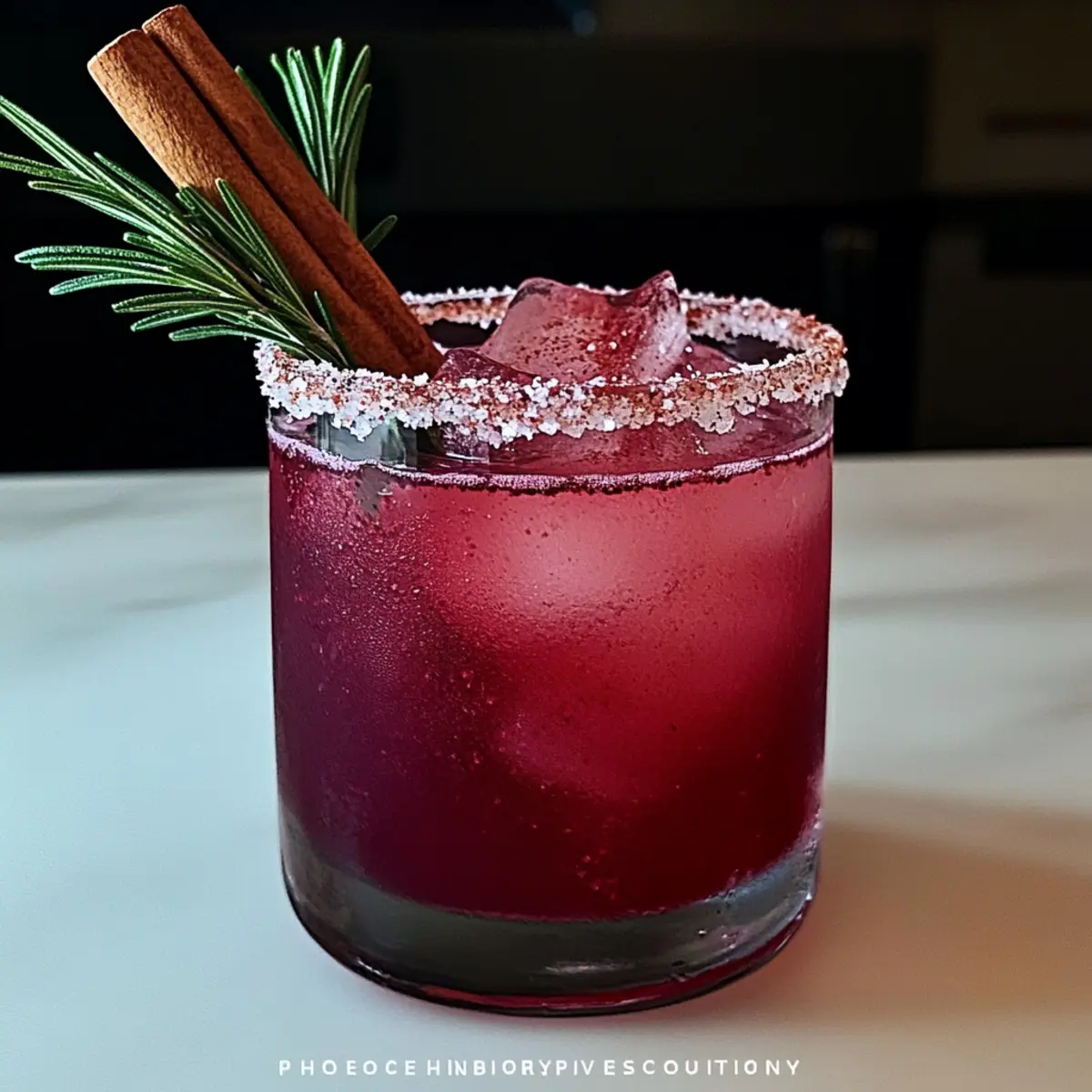 Winter Spiced Holiday Margarita