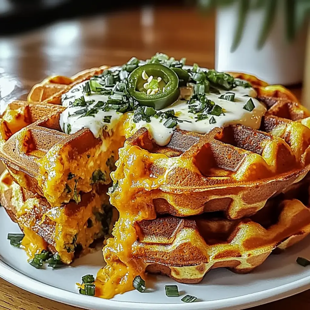 Jalapeño Cornbread Waffles Brunch