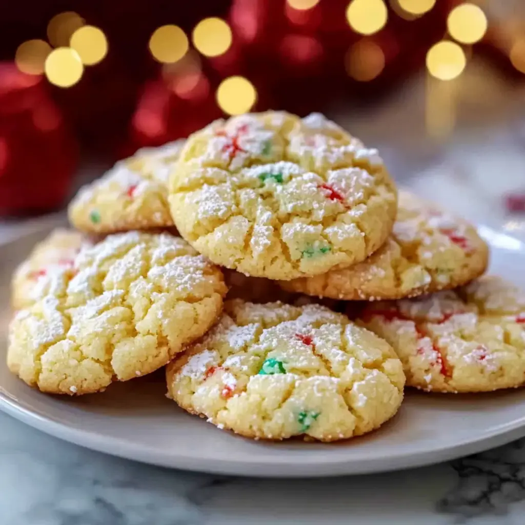 Quick Gooey Butter Cookies with Yellow Cake