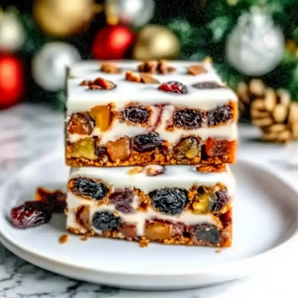 Easy Christmas Cake Traybake