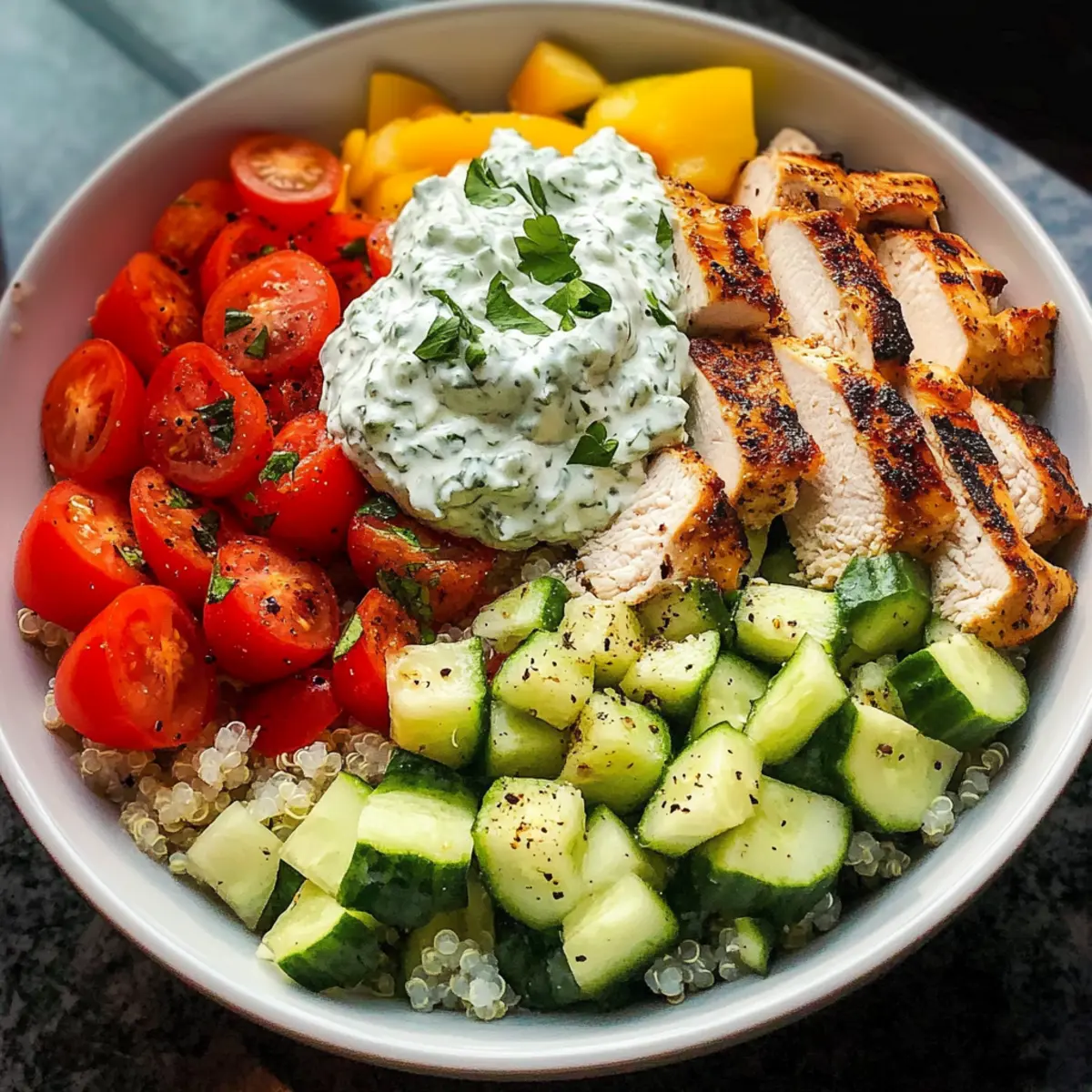 Savory Greek Chicken Bowls for a Healthy Dinner Delight